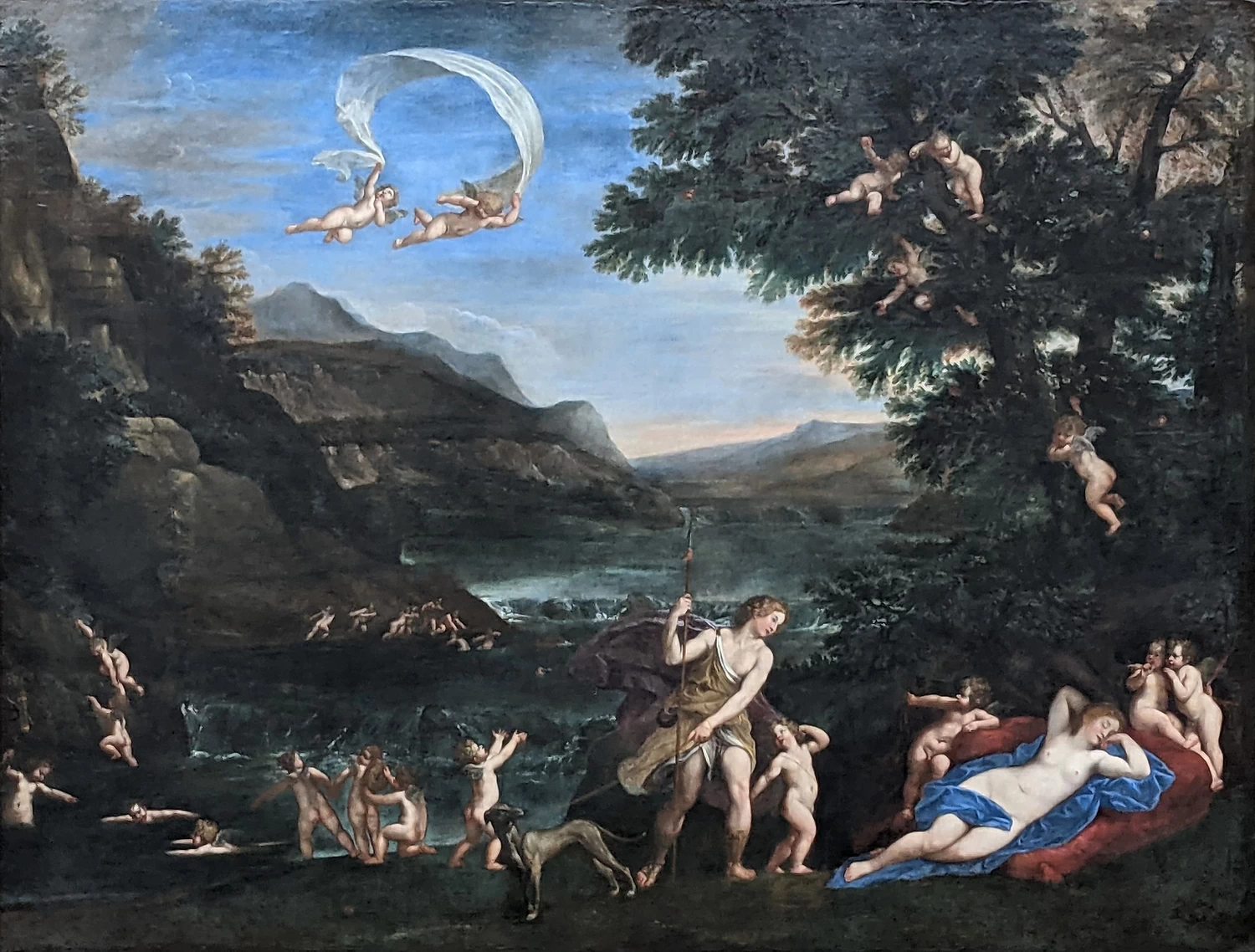 Adone condotto da Amorini a Venere - Louvre, Parigi